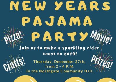 Teens new years pajama party to bring in 2019