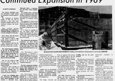 "Greater Burlington Anticipates Continued Expansion in 1969"