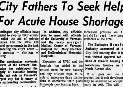 Headline - City Fathers To Seek Help for Acute House Shortage
